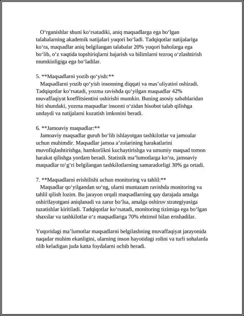 REFERAT Mavzu: YURISTNING SHAXSIY RIVOJLANISH REJASI 4