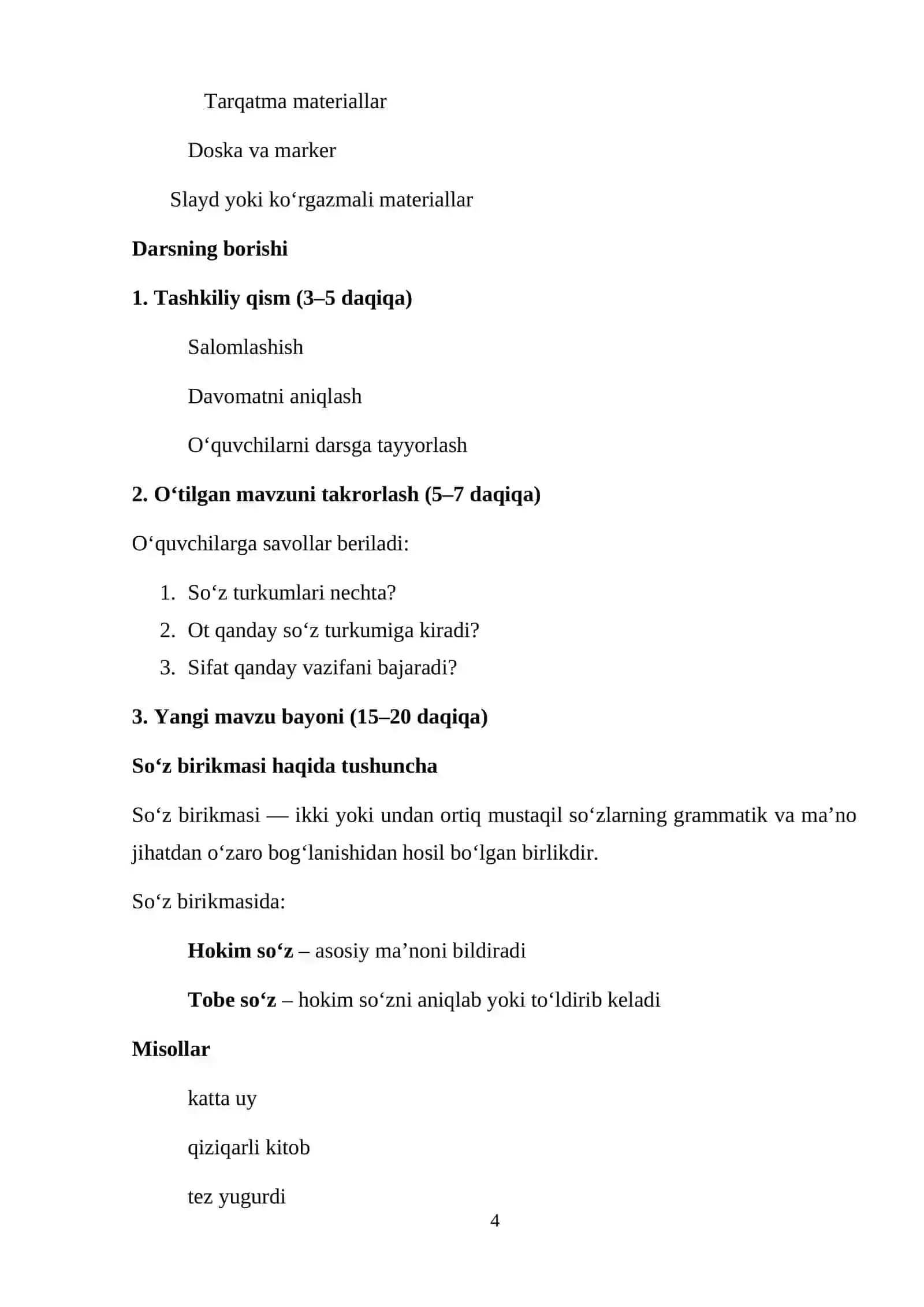 So`z birikmalari 4
