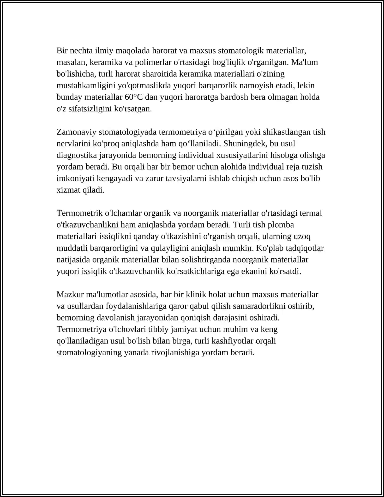 ORTOPEDIK STOMATOLOGIYA KLINIKASIDA BEMORLAR UCHUN QO'SHIMCHA TADQIQOT USULLARI 4