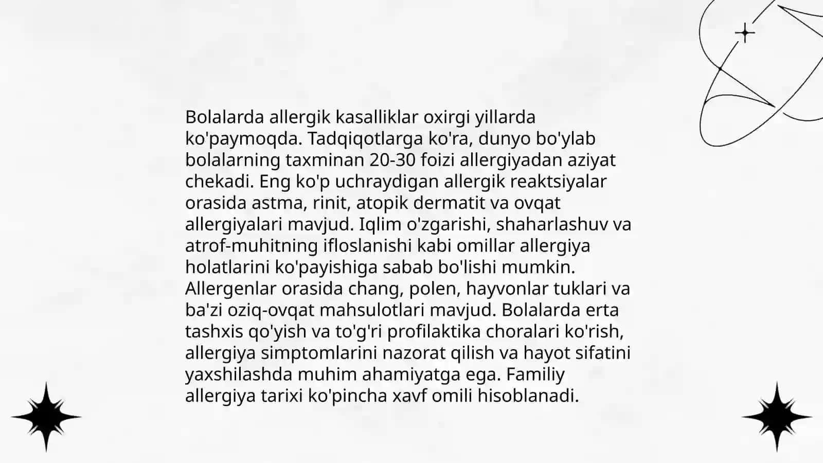 Bolalar salomatligining zamonaviy muammolari 4