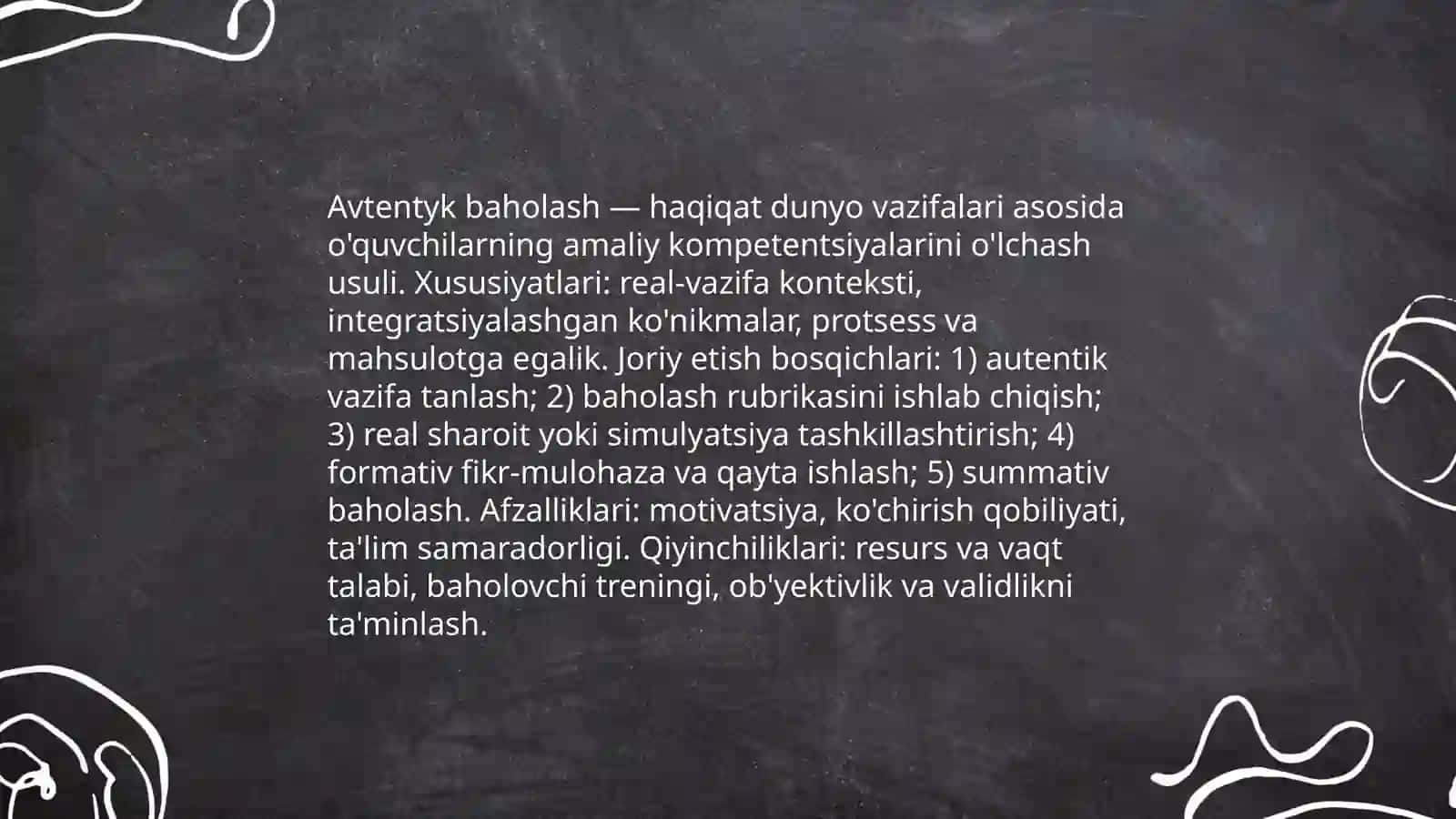 Nazorat qilish va baholashning zamonaviy usullari 4