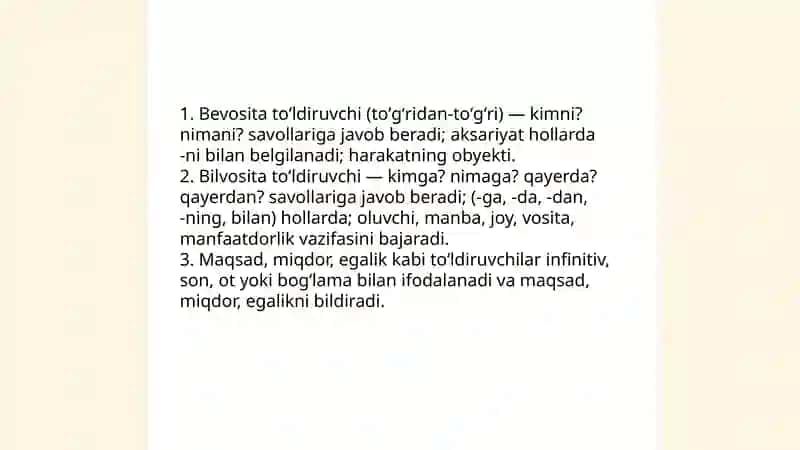 Hozirgi oʻzbek adabiy tilining uzvlari 4