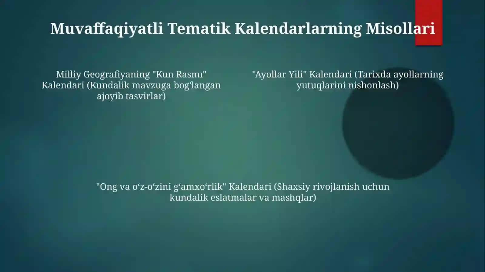 Kalendar tematik reja tuzish 4