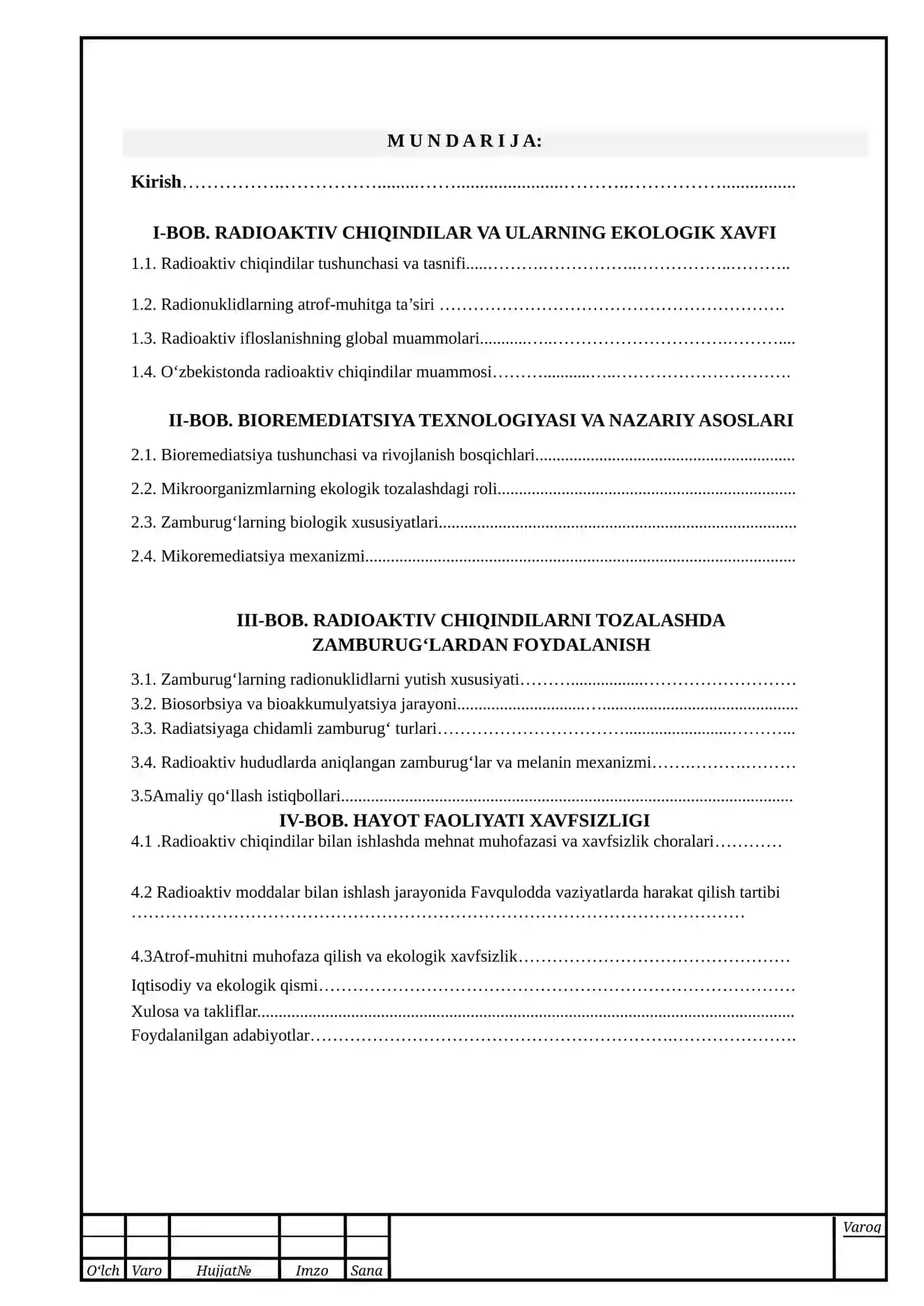 Radioaktiv chiqindilarni bioremediatsiya qilishda zamburug‘lardan foydalanish imkoniyatlari 4