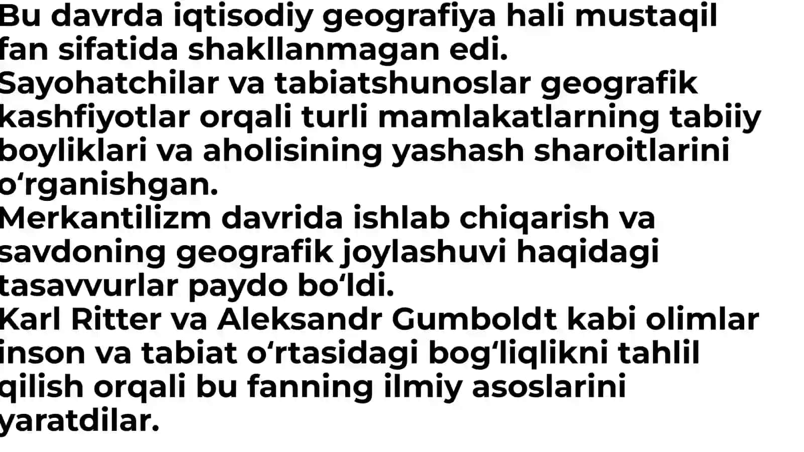 Iqtisodiy va ijtimoiy geografiya fanining shakllanishi 4