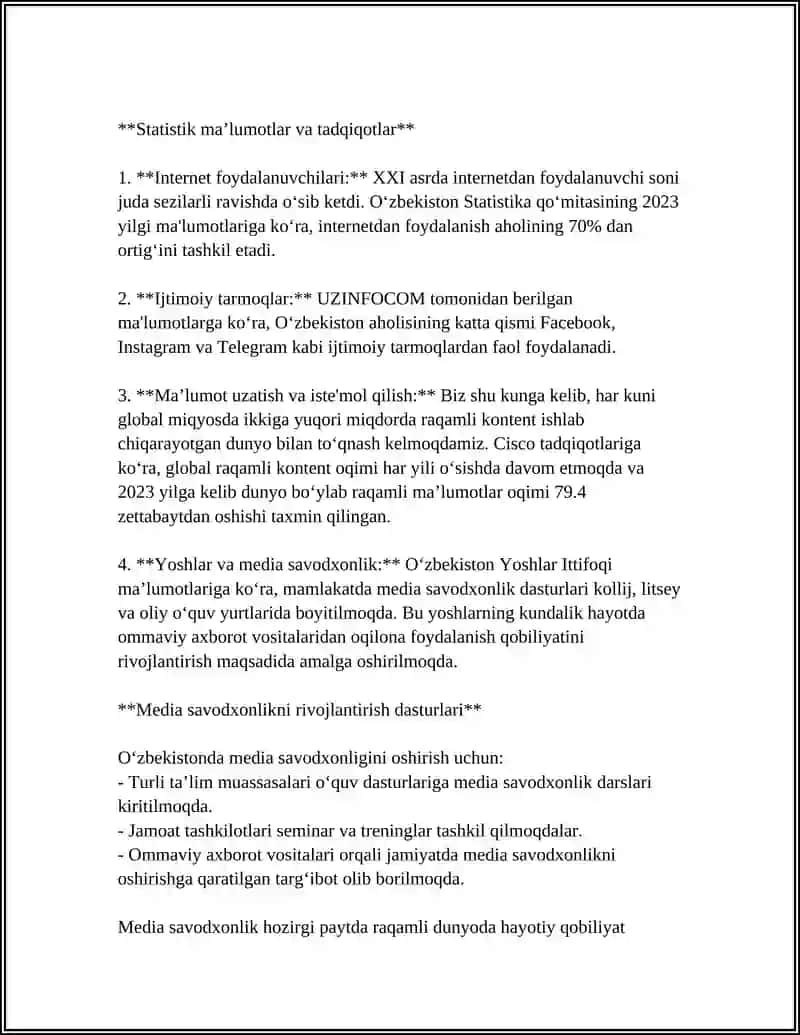 KASBIY KOMPETENTLIKDA MEDIA SAVODXONLIK 4