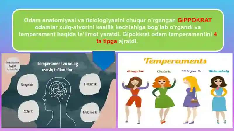 Temperament xususiyatlarining mutaxassis shakllanishidagi o’rni 4