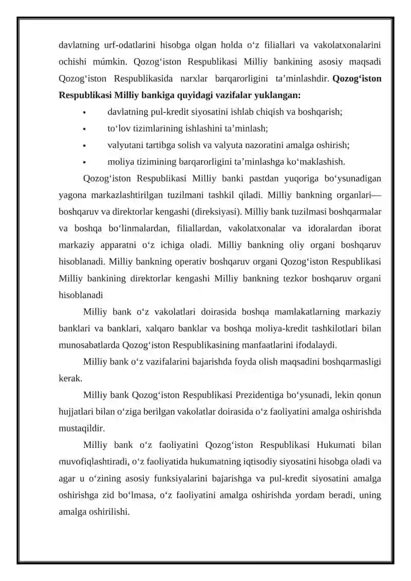 Qozogʻiston Respublikasi Milliy banki 4