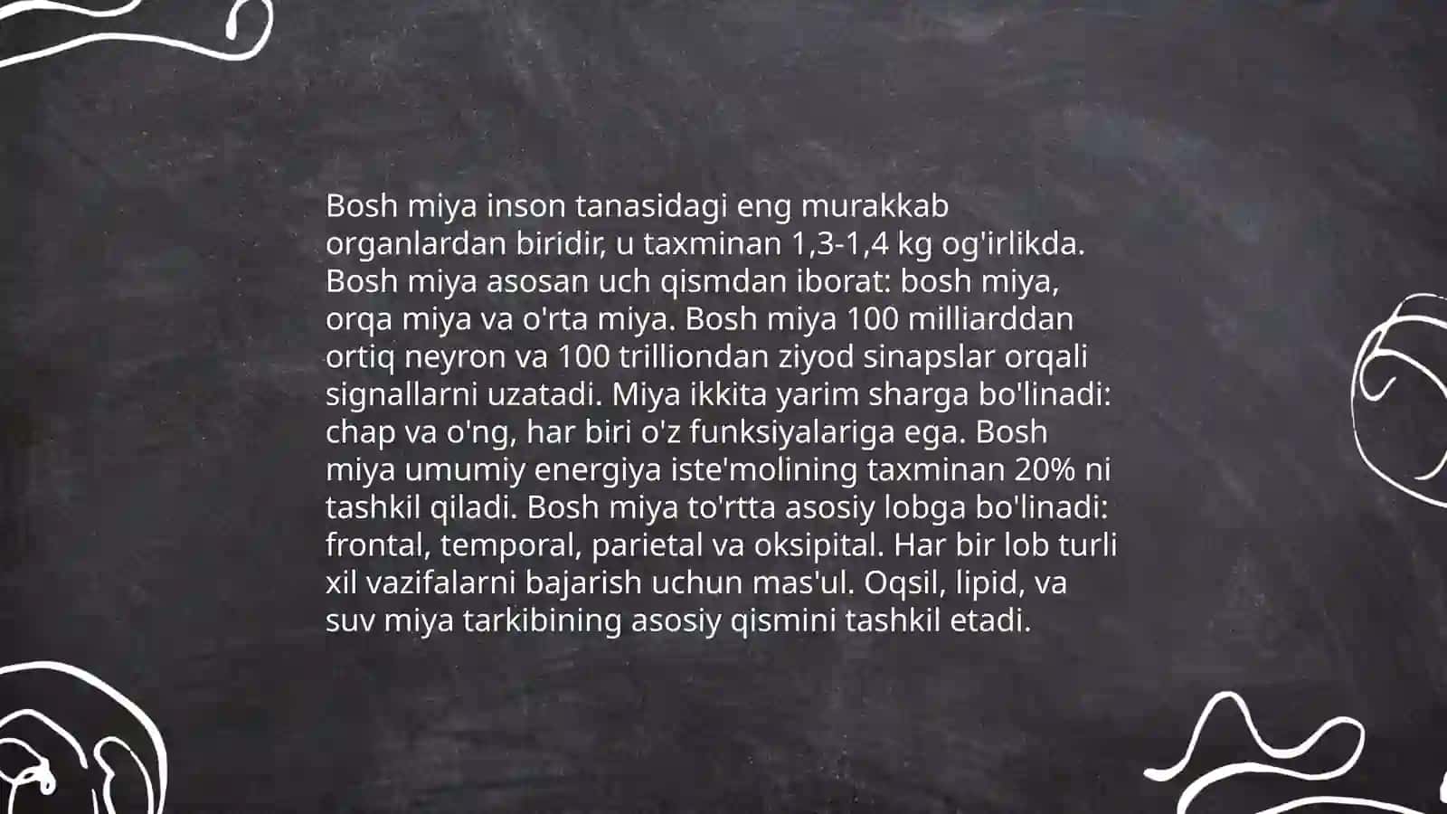 Bosh miyaning va bosh miya katta yarmsharlarining tuzilishi 4