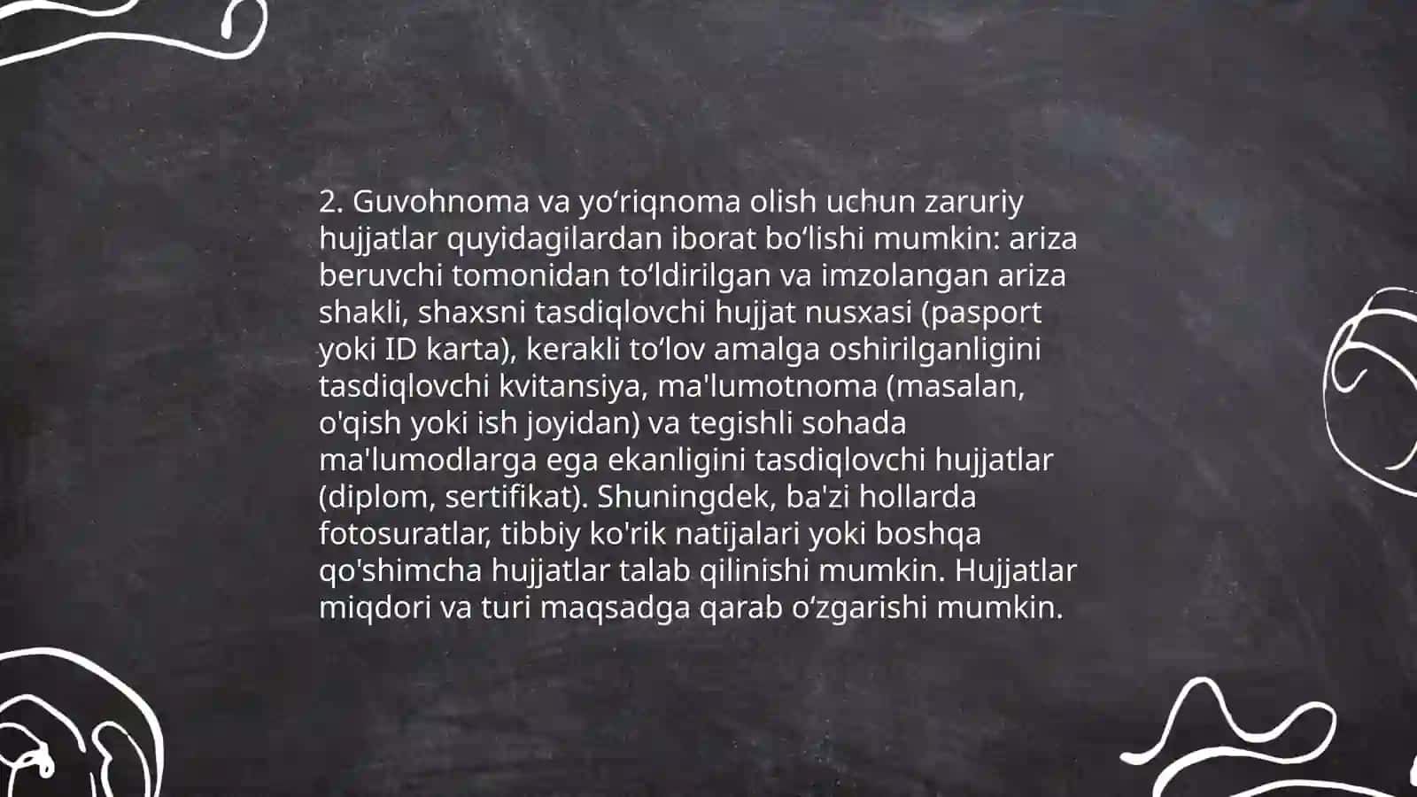 Guvohnoma va yoʻriqnoma tayyorlanish tartibi 4