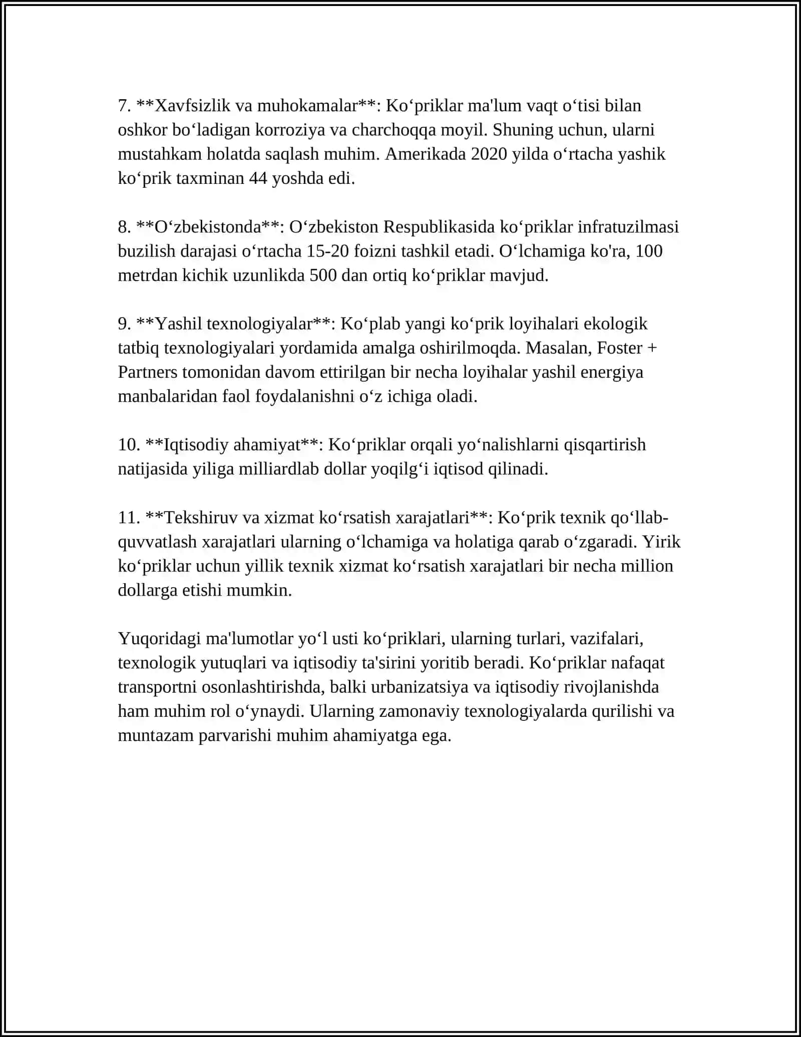 XORIJDA QOʻLLANILADIGAN YOʻL USTI QURILMALARI 4