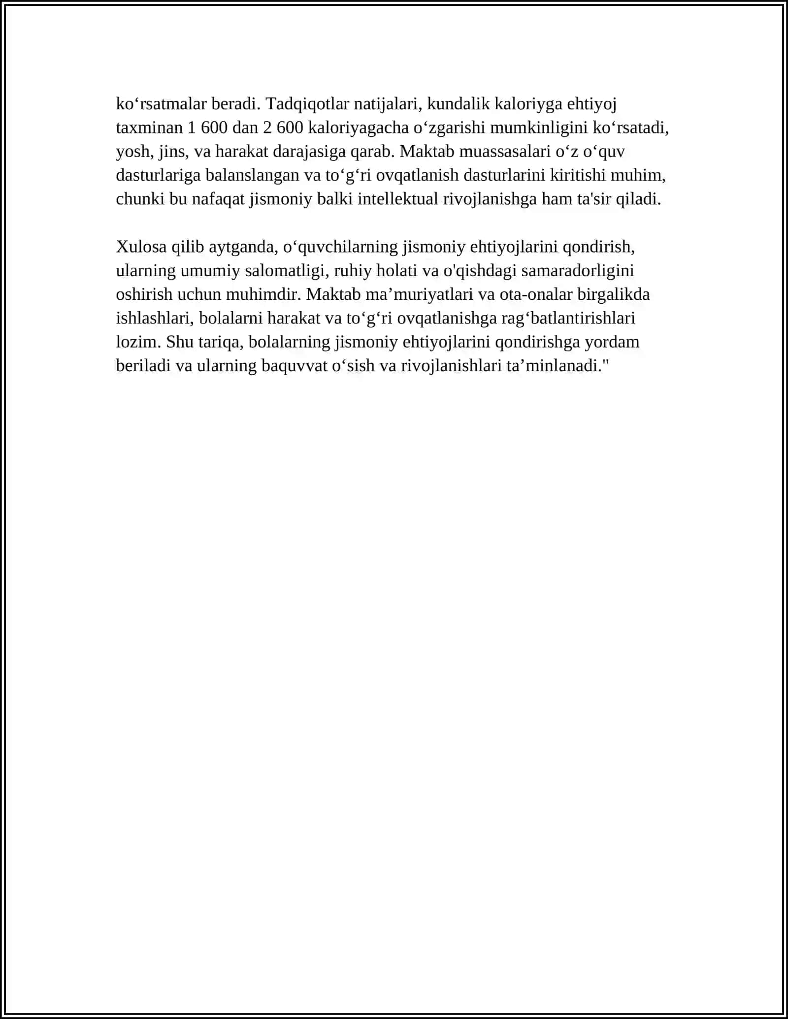 O’QUVCHILARNING JISMONIY VA AQLIY TALAB EHTIYOJIDAN TA’LIM MUASSASALARINING GEOGRAFIK JOYLASHUVIDAN KELIB CHIQQAN HOLDA ALOHIDA TA’LIM EHTIYOJLARI BO’LGAN BOLALAR O’QITILADIGAN TA’LIM MUASSASALARINI OPTIMALLASHTIRISH 4