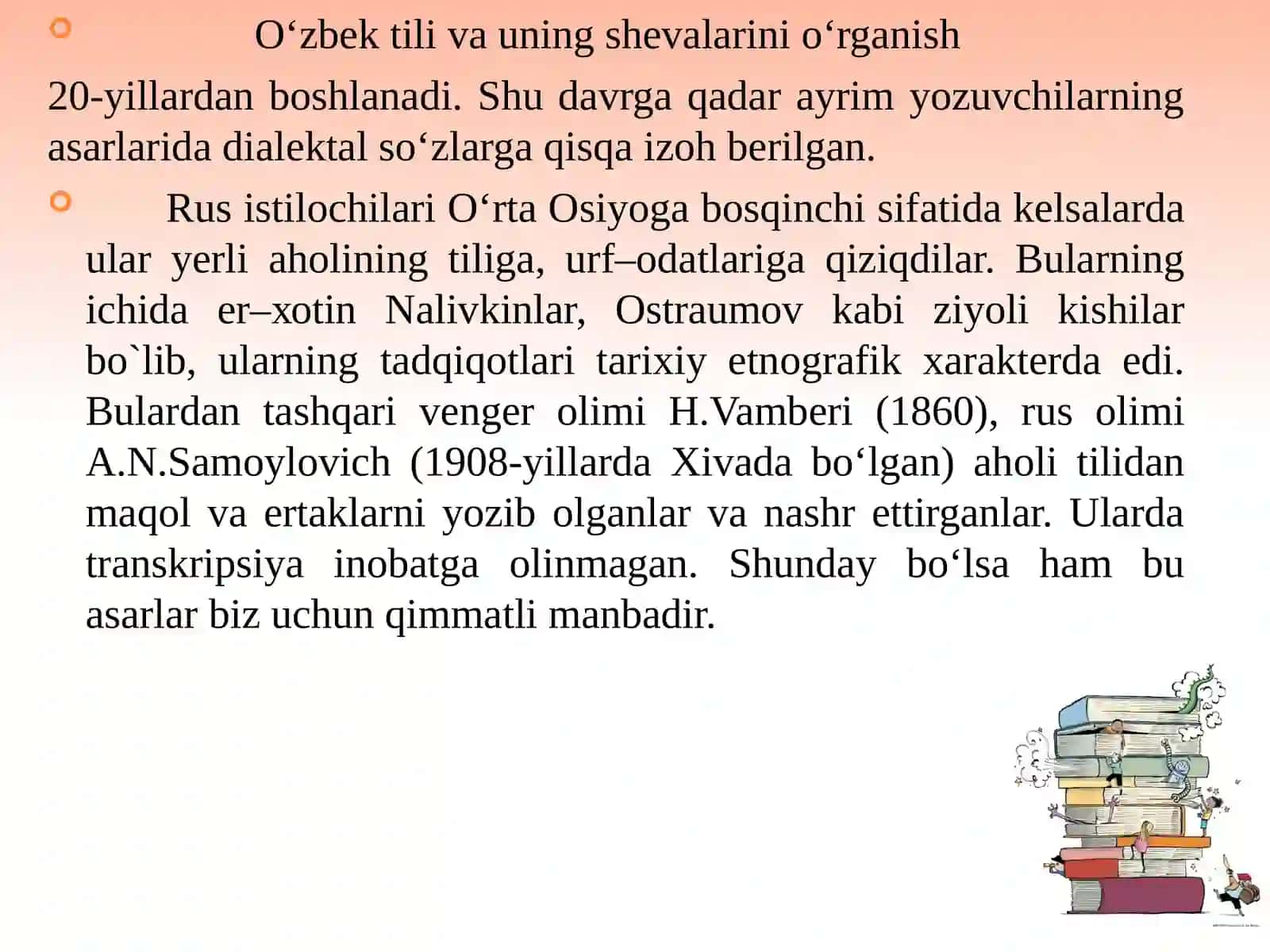 O‘ZBEK TILINING DIALEKTAL VA AREAL TADQIQI MUAMMOLARI 4