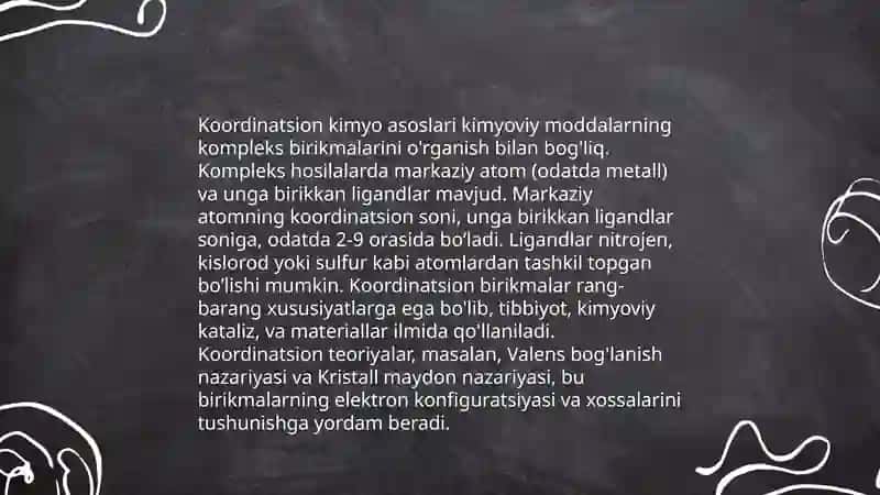 Oksidlanish-Qaytarilish Katalizi: Koordinatsion-Kompleks Katalizatorlar 4