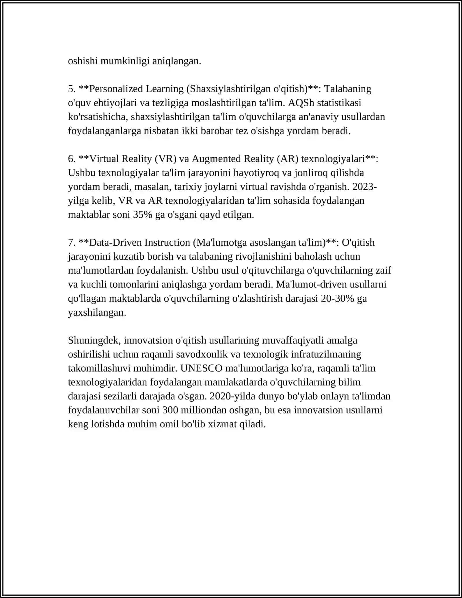 OʻQITUVCHINING INNOVATSION FAOLIYATI 4