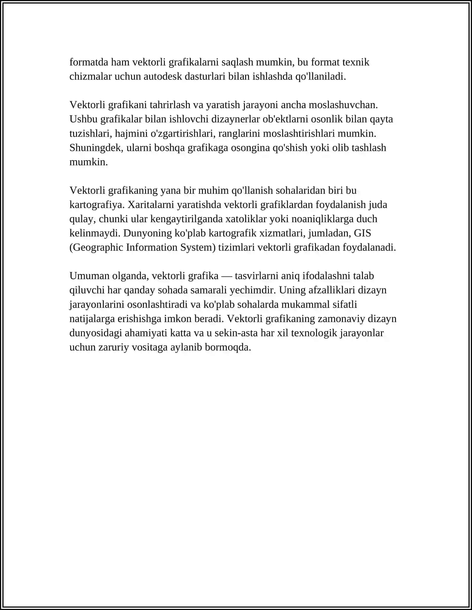 GRAFLARNI TASVIRLASH USULLARI 4