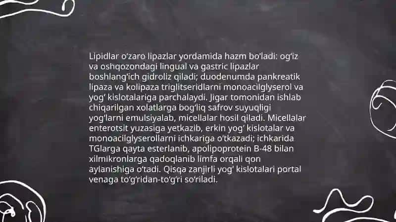 Lipidlar almashinuvi 4