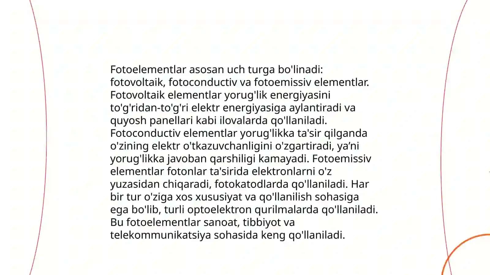Fotoelementlarning xarakteristikalarini va ulash sxemalarini tekshirish 4