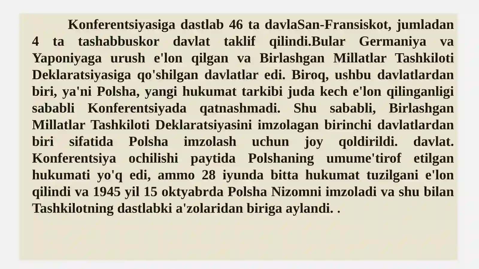 XALQARO MINOSABATLAR VA DIPLOMATIYA TARIXI 4