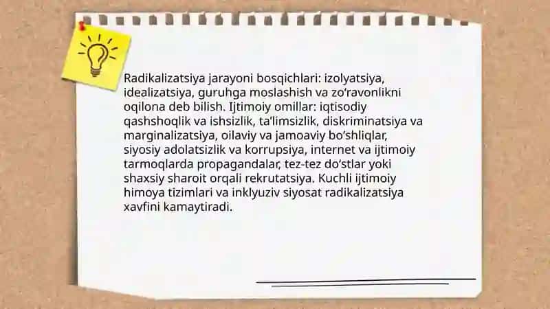 Ekstremizm va terrorizm jamiyat barqarorligiga tahdid 4