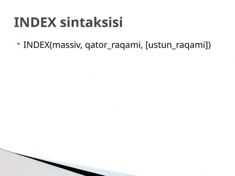 45 daqiqalik taqdimot Excel / Informatika 4