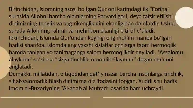 Islom qadriyatlari va ma’rifatining hozirgidavrdagi ahamiyati 4