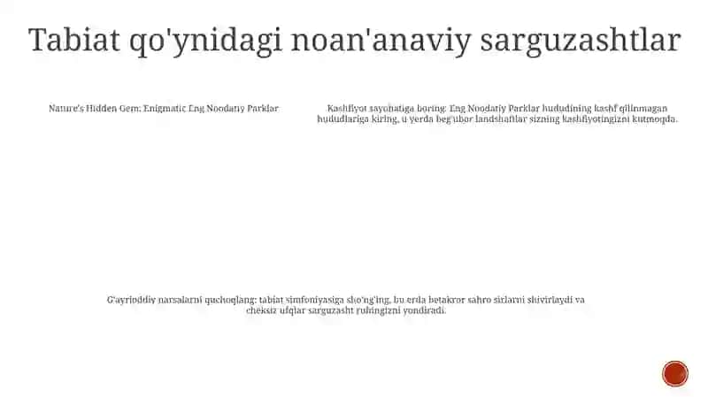 Eng Noodatiy Parklar 4