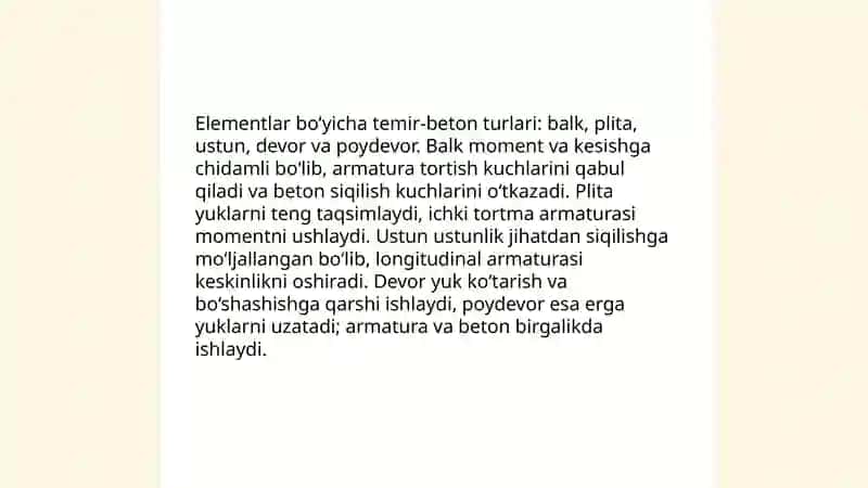 Temir betonning turlari 4