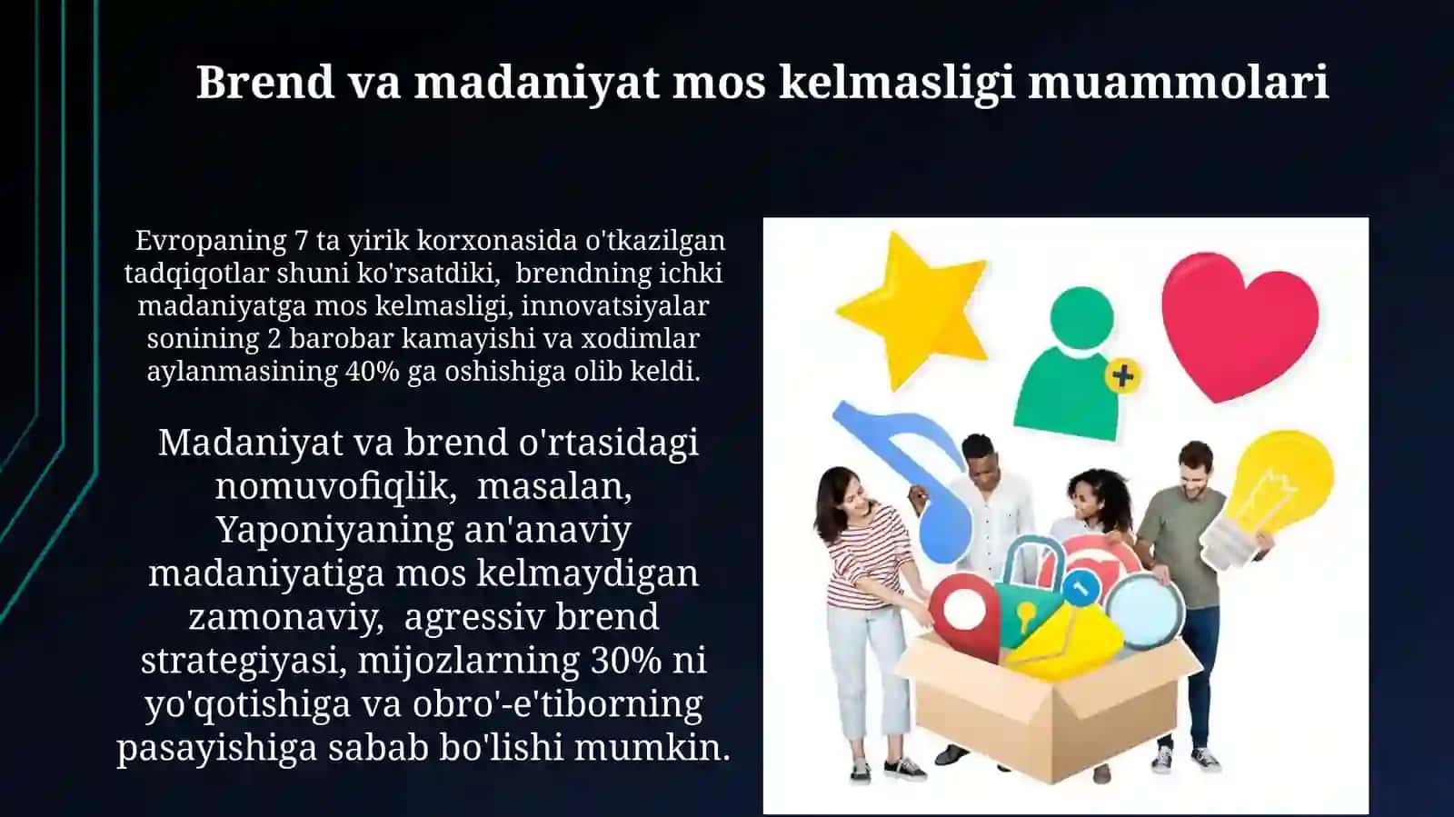 Brend va tashkilot madaniyati: o’zaro ta’sir qilish xususiyatlari 4