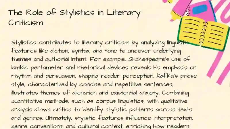 What is stylistics? Definitions and scopes 4