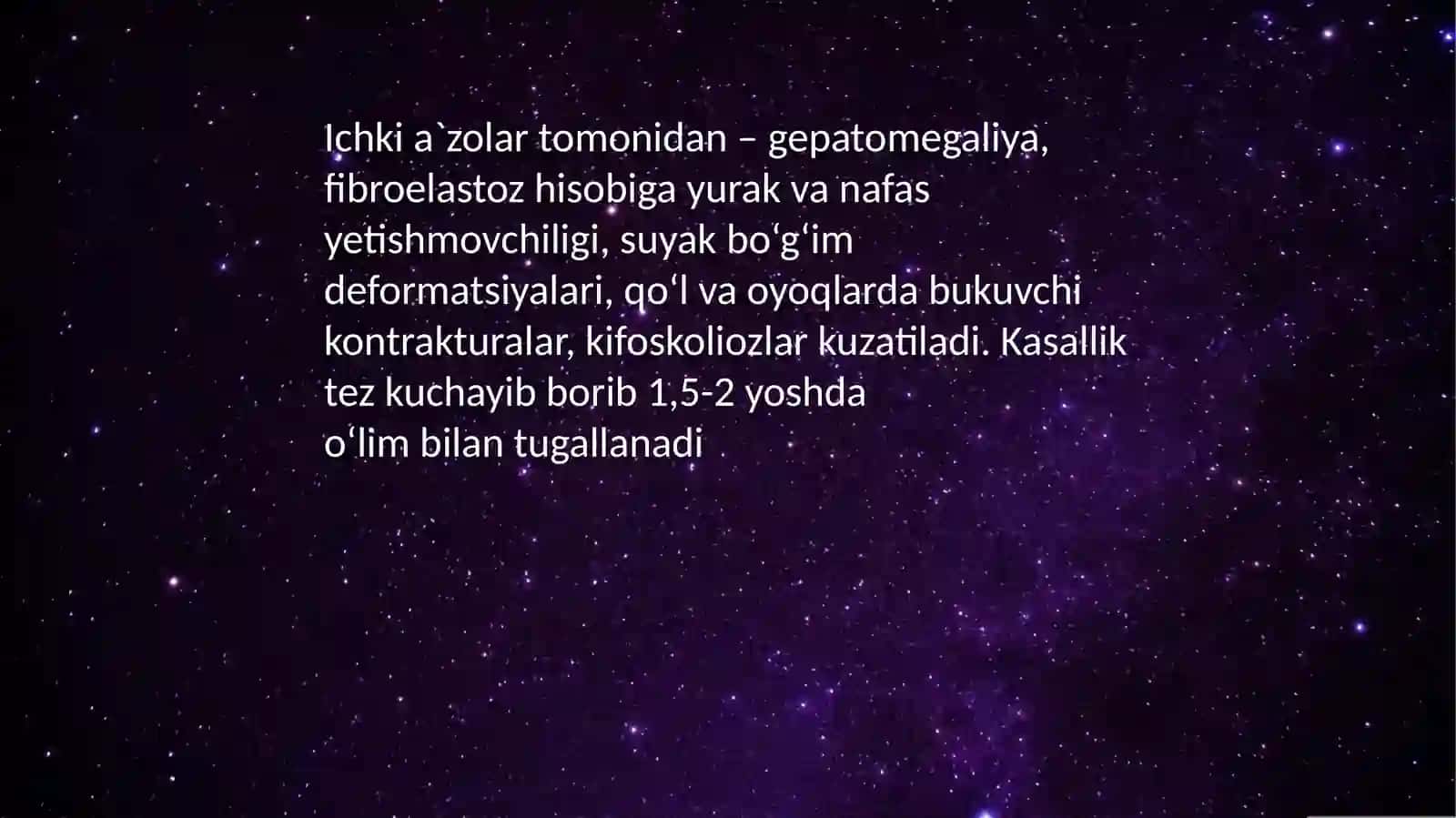 Yoģlar almashinuvining buzilishi bilan kechuvchi kasalliklar. Gen kasalliklari.Mukovissidoz. Tuģma gipotireoz. Morfan sindrkmi. Gen kasalliklarini davolash. Farmakogenetika 4