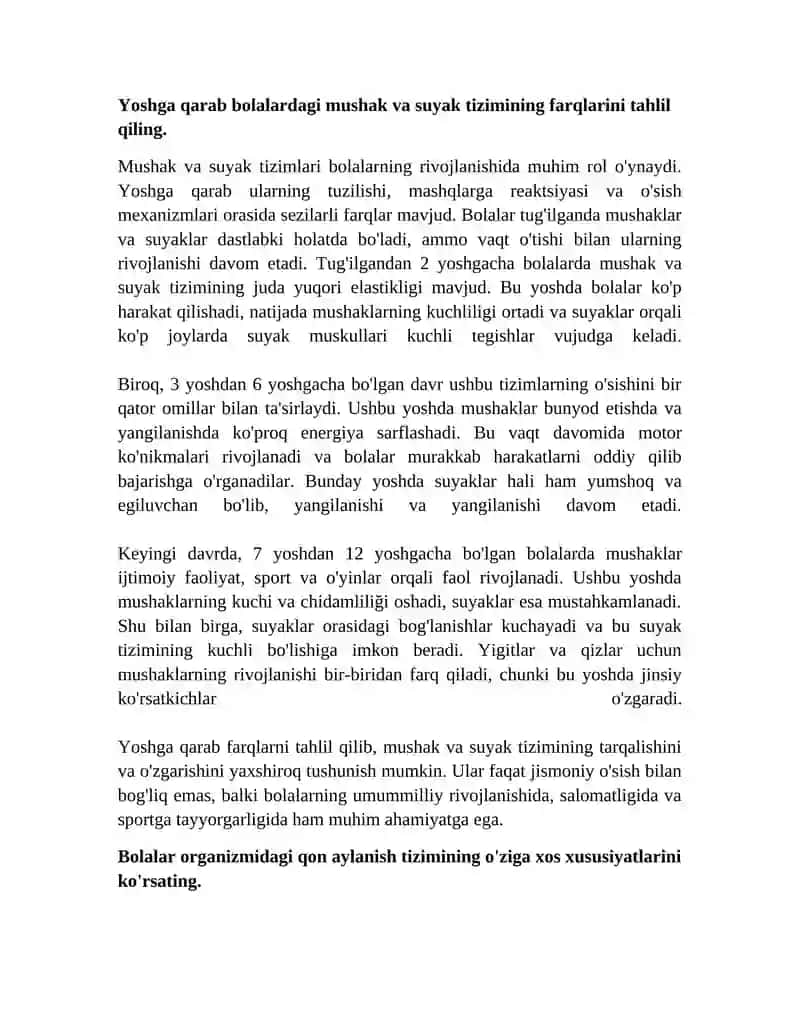 Bolalar yoshiga oid anatomik va fziologik xususiyatlari 4