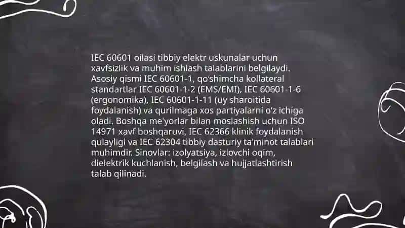 Tibbiy apparatlarning elektr xavfsizligi 4