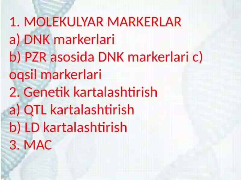 Molekulyar Markerlar 4