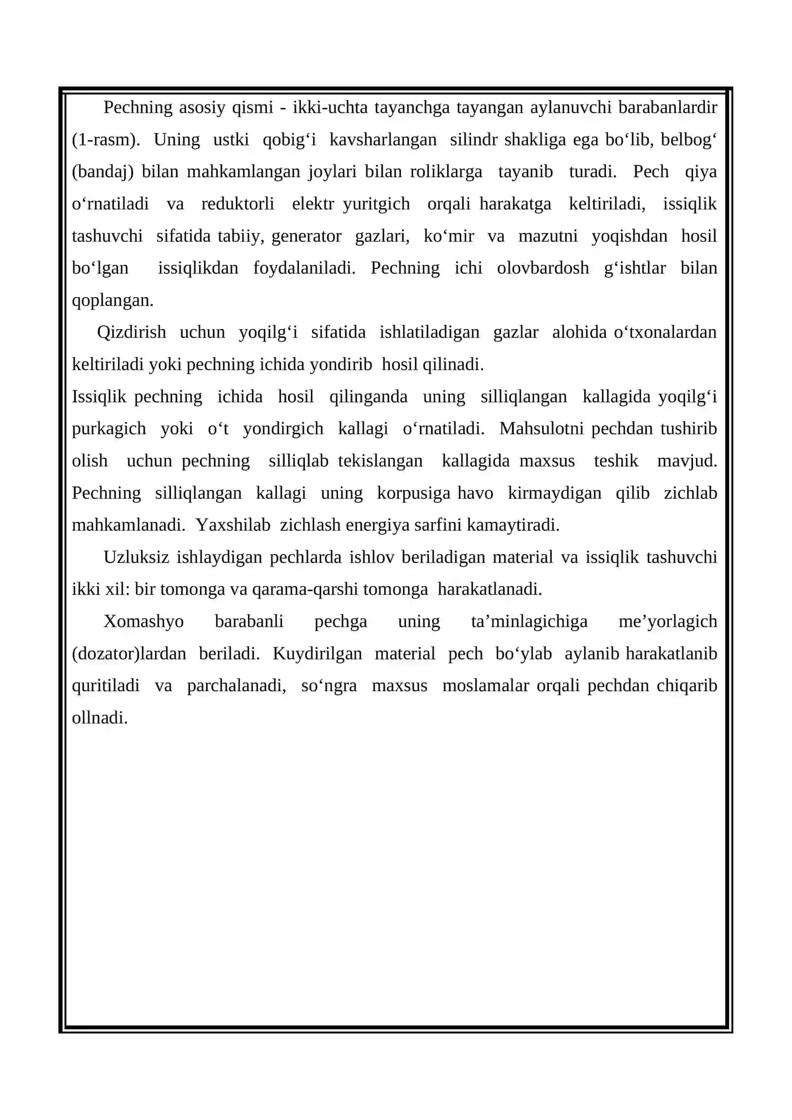 Pechlarni ishlash prinsipi 4