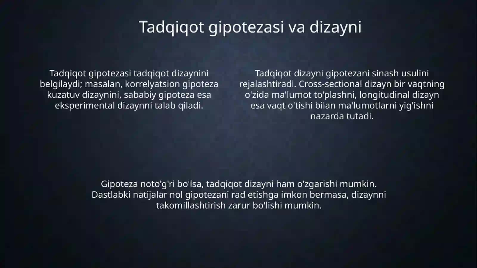 Tadqiqotlarning ilmiy metodologiya jihatlari 4