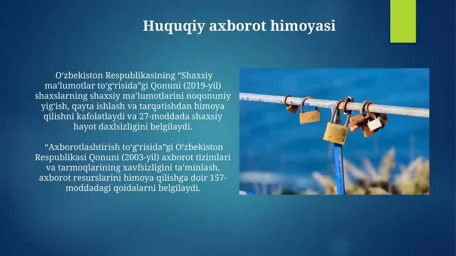 Axborot xavfsizligini ta’minlashning maqsadlari va prinsiplari 4
