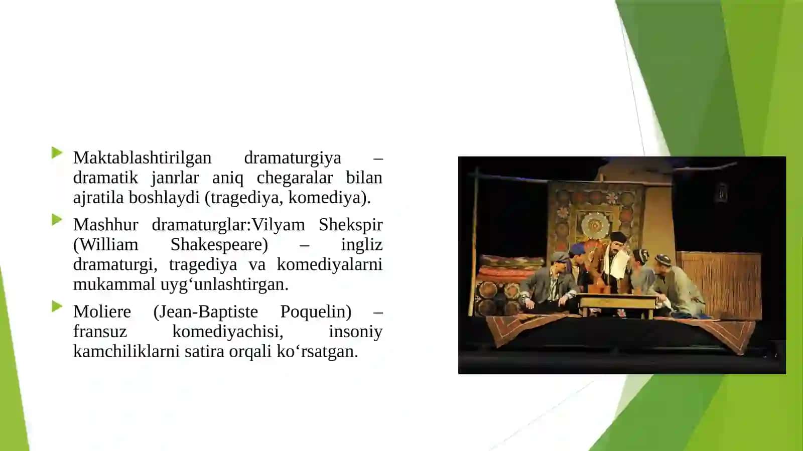 Uyg‘onish davri va XVII asr klassitsizm teatri 4