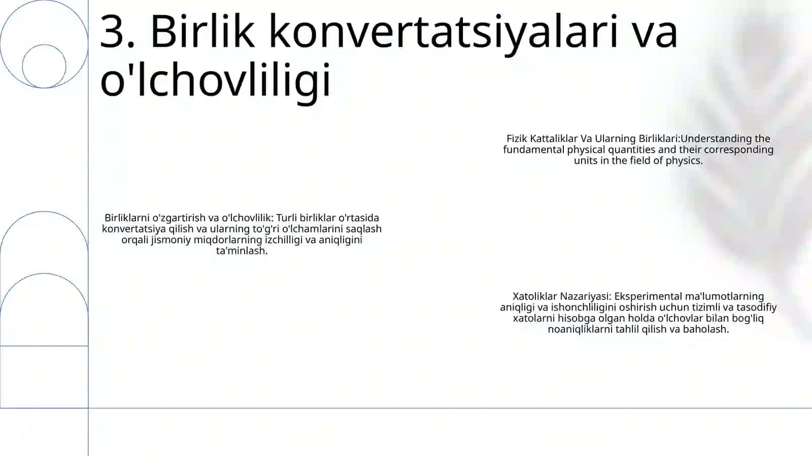Fizik Kattaliklar Va Ularning Birliklari. Xatoliklar Nazariyasi 4