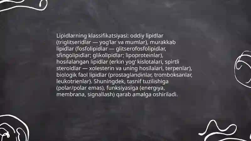 Lipidlar 4