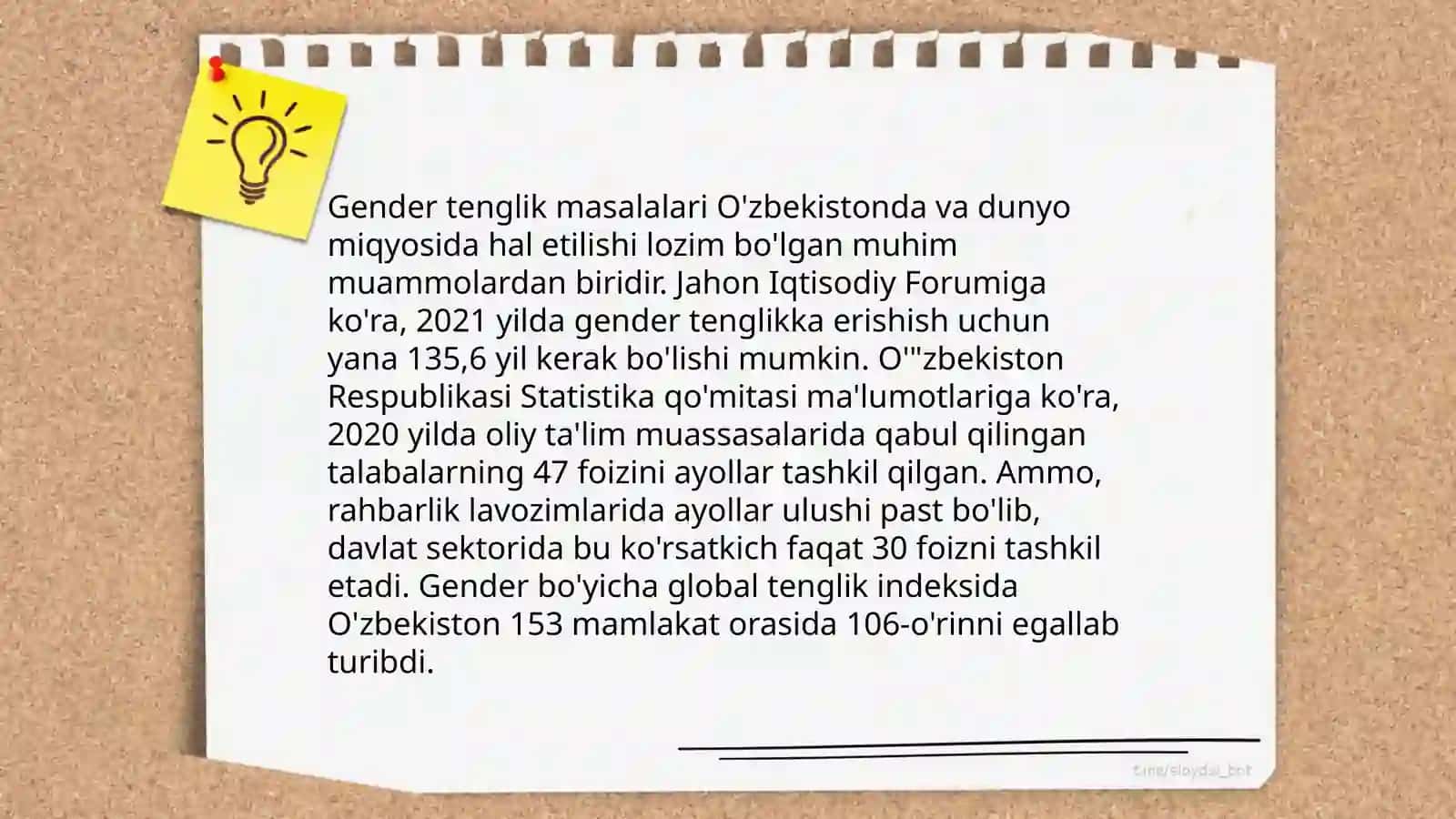 Teng huquqlar va teng imkoniyatlar siyosati 4