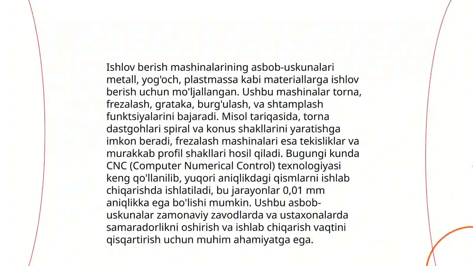 Kochat oralariga ishlov berish mashinalari 4