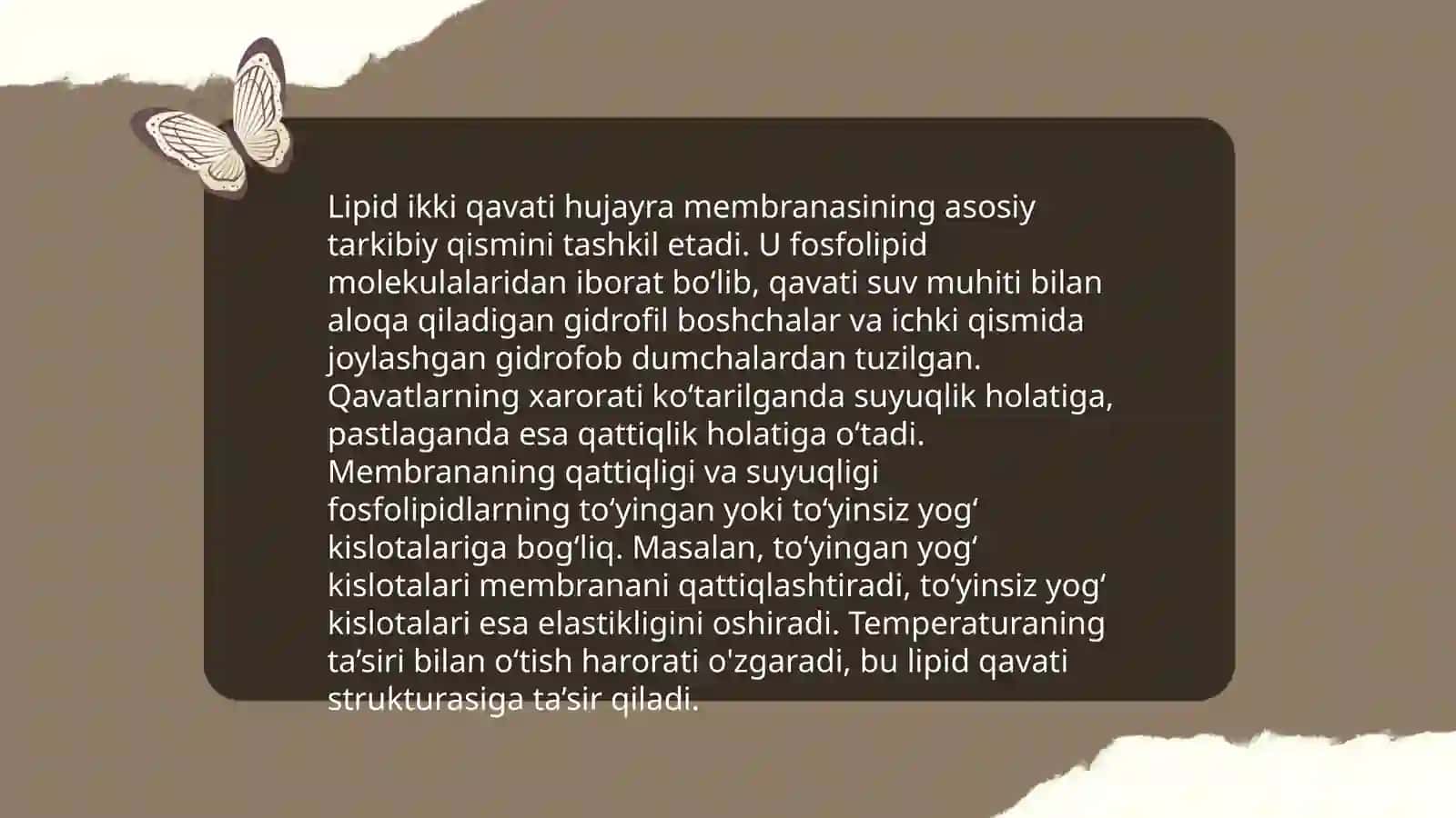 Biologik membranalardagi fizik jarayonlar 4