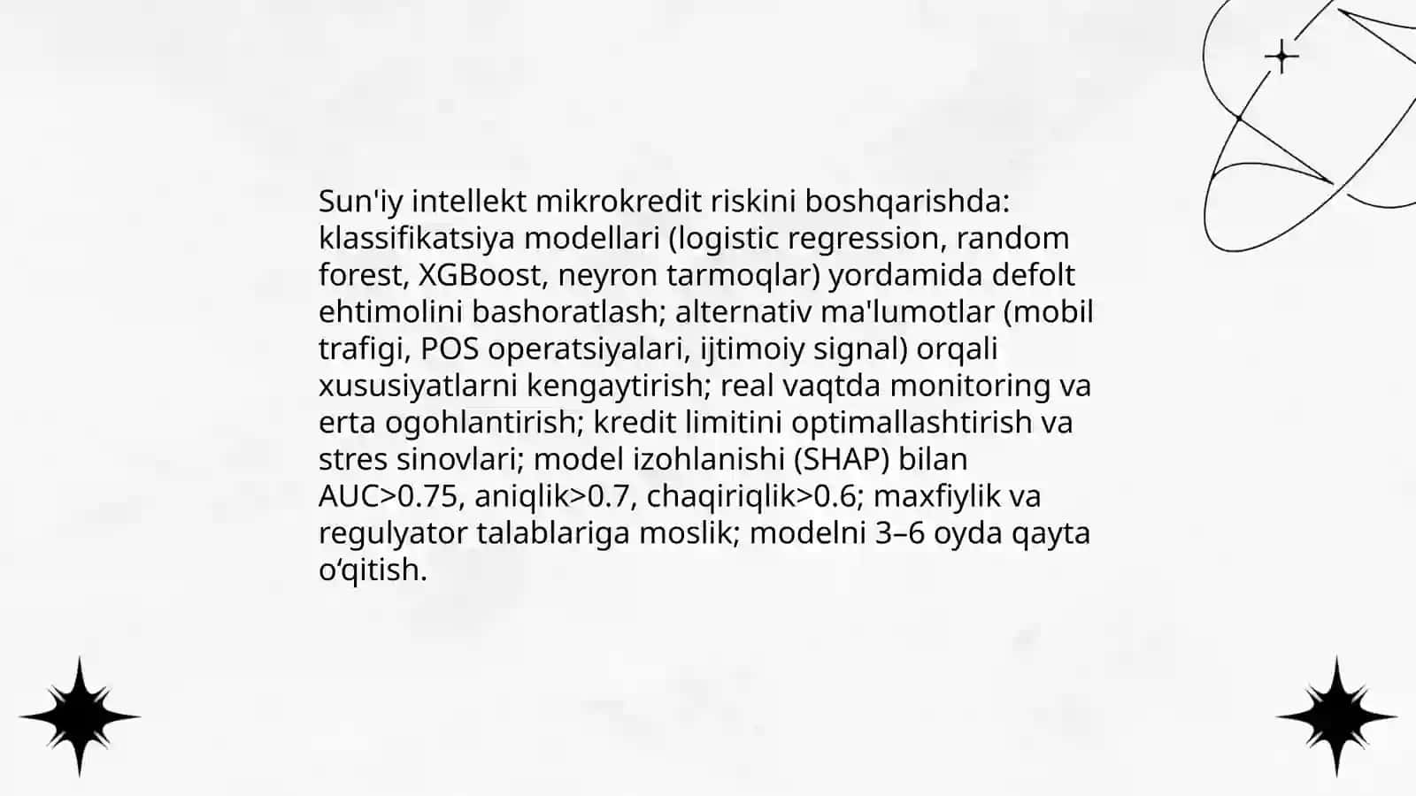 AI asosida mikromoliyalashda avtomatlashtirilgan kredit skoring tizimlari 4