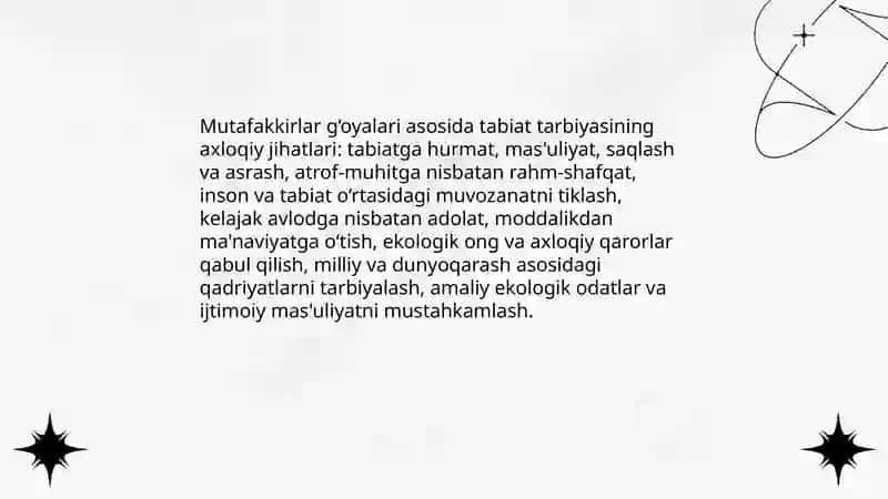 Mutafakkirlar asarlari orqali tabiat ilmini o‘rgatish metodikasi 4