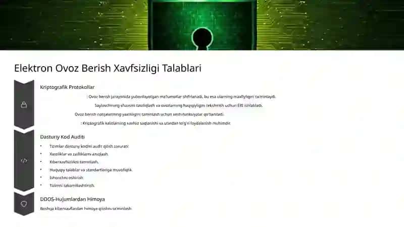 Elektron Ovoz Berish Tizimlarining Huquqiy Asoslari 4