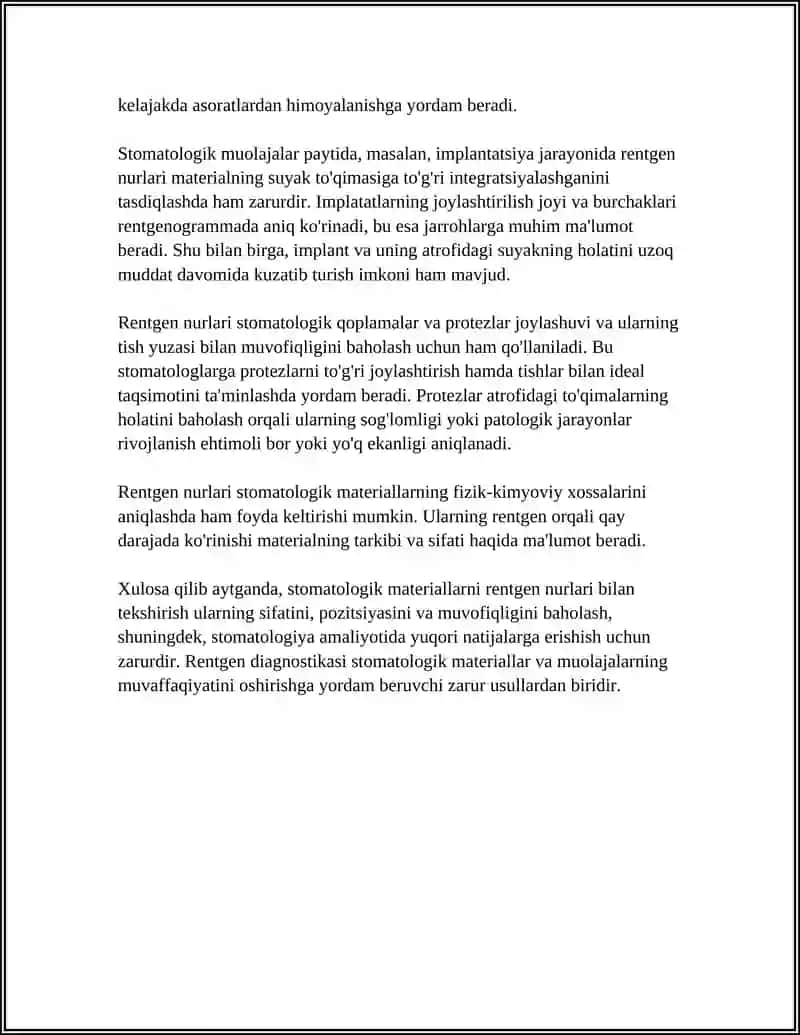 STAMATOLOGIK MATERIALLARNI TEKSHIRISHNING RADIATSION USULLARI 4