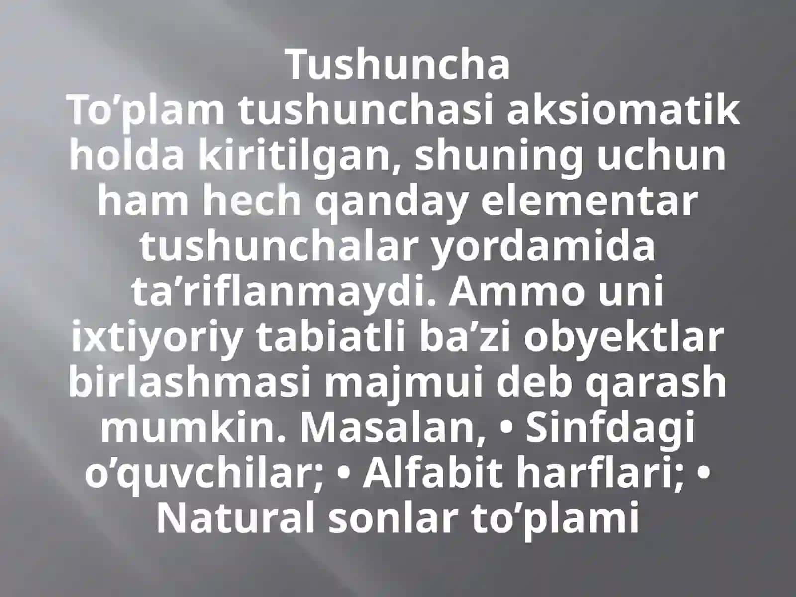 Matematik analiz fanidan mustaqil ish 4