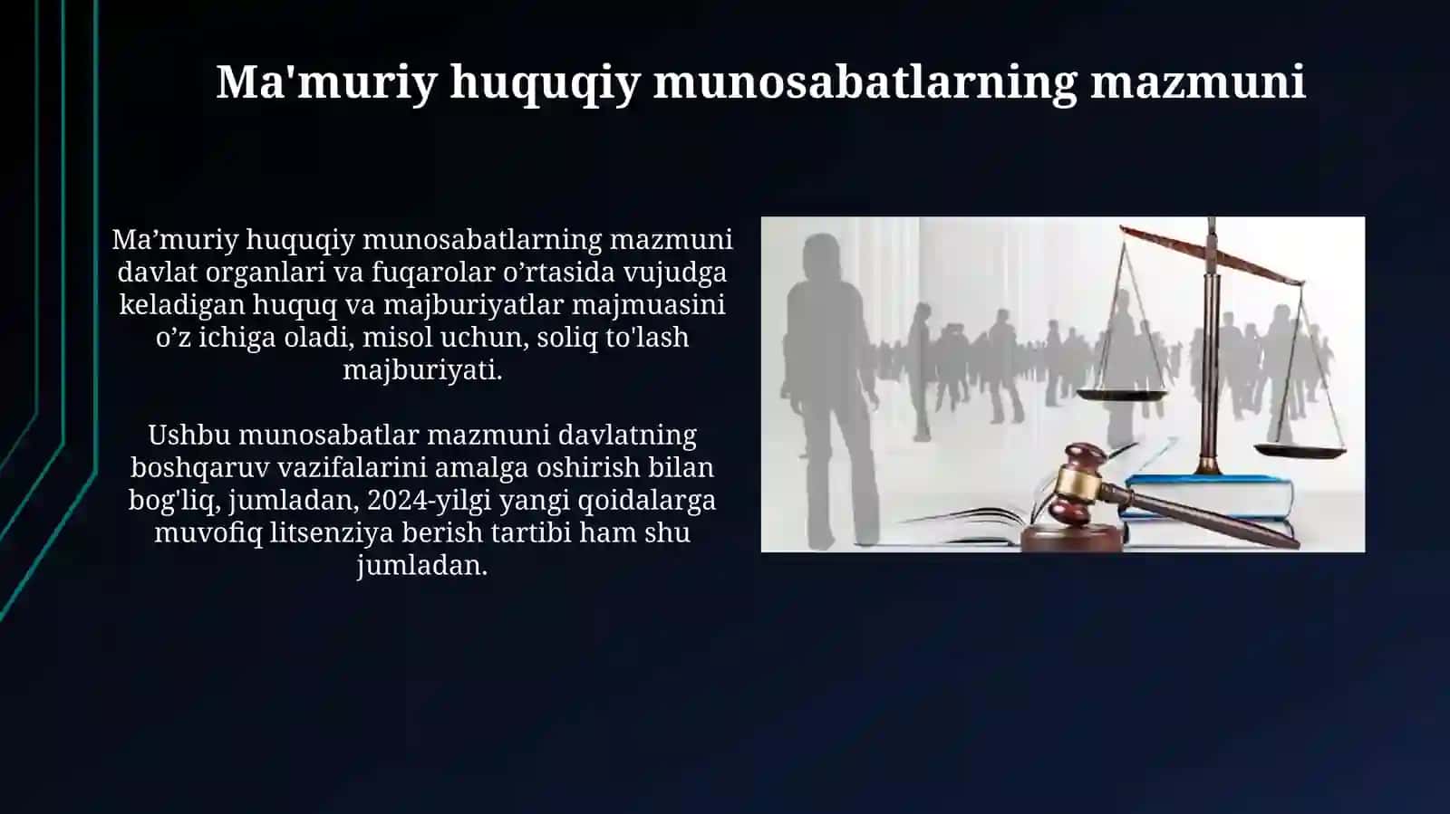 Ma'muriy-huquqiy munosabatlar: mazmuni va sub'ektlari 4