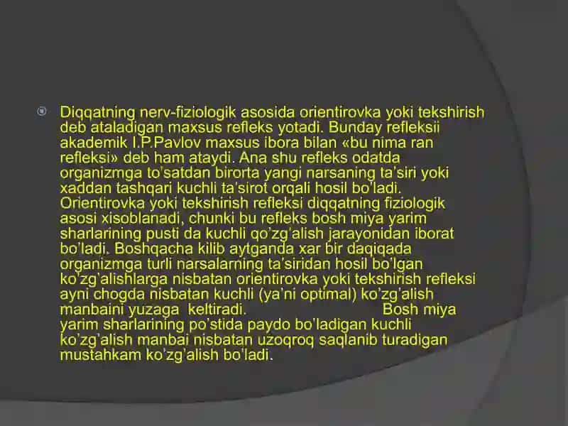 Diqqatning psixofiziologikasoslari 4